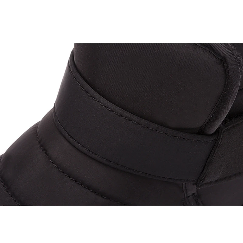 YWEEN Factory Price Fashion Men Boots High Quality Anti-Slip Ankle Snow Shoes Warm Fur Plush Hook &amp Loop Winter | Обувь