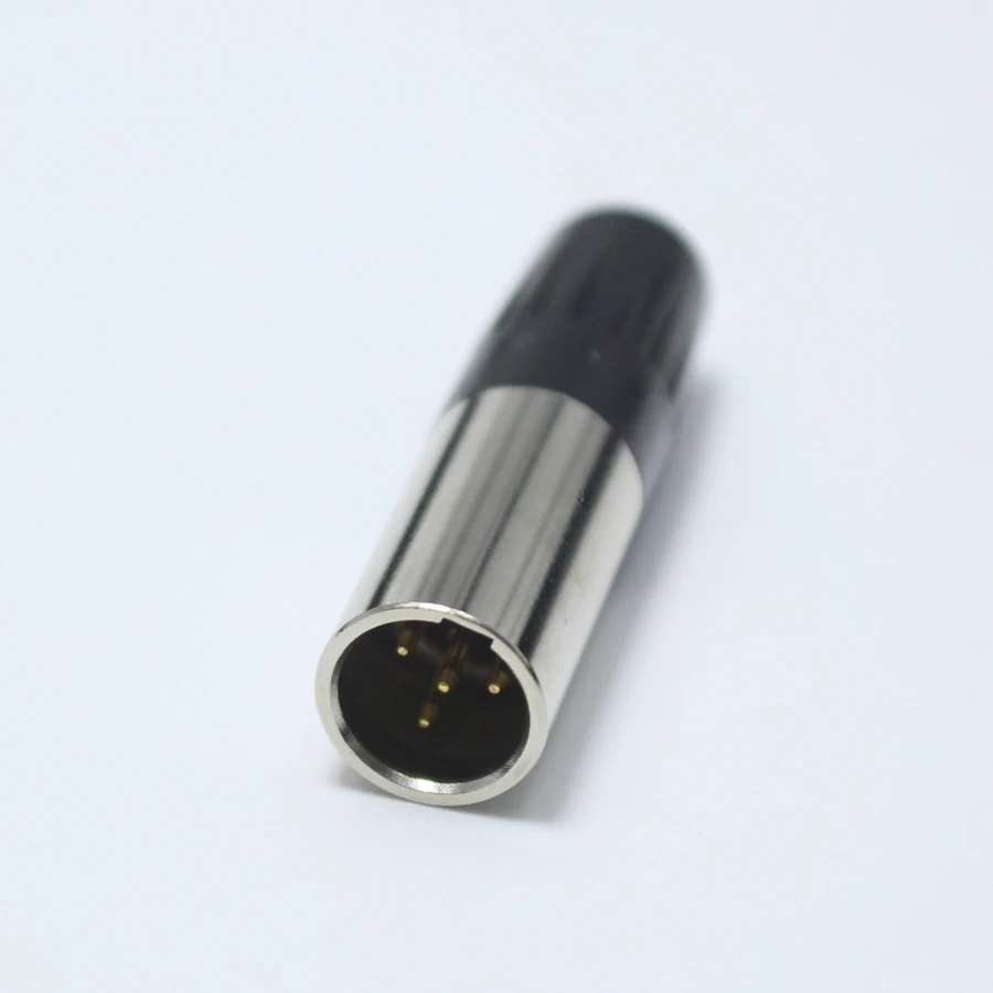 1 шт. мини XLR штекер с 4 Pin маленький P Аудио Микрофон Разъем сварной MIC кабель