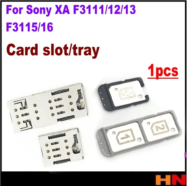 1 шт. лоток для одной SIM-карты с двумя слотами Sony Xperia XA E5 F8332 F3112 F3116 XZ E5563 E5553 E5506 |