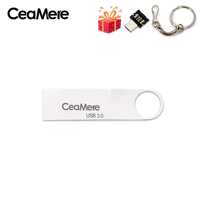 CeaMere USB флеш накопитель 256 ГБ/128 ГБ/64 Гб/32 ГБ/16 ГБ Флешка 3 0 карта памяти диск