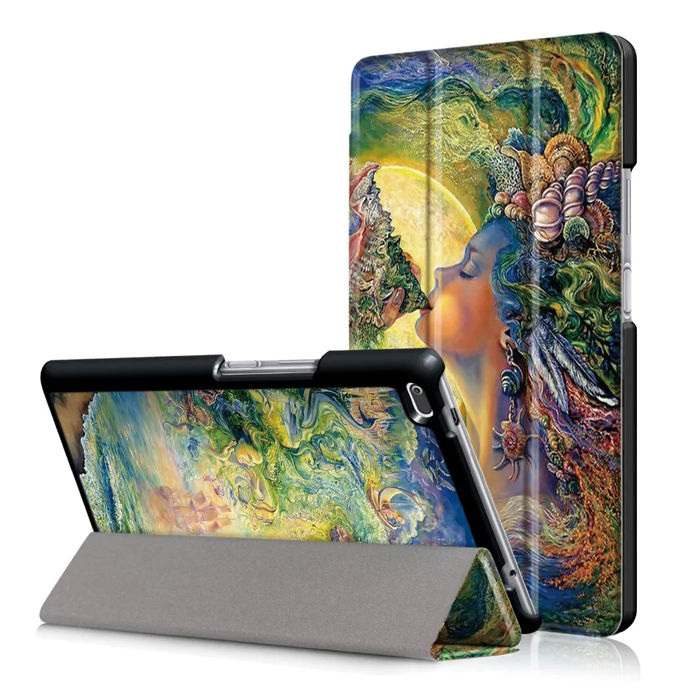 Роскошный кожаный чехол для планшета Lenovo Tab 4 8 ТБ-8504 ТБ-8504F TB-8504N ( TAB4 8) 0 дюймов