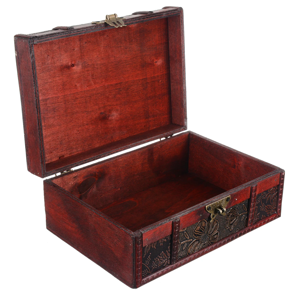 Большая деревянная декоративная шкатулка ручной работы органайзер для хранения