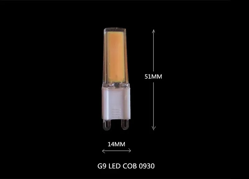 2018 новый стиль G9 LED COB0930 220V 110V G4 G8 хрустальная лампочка люстра с пузырьками