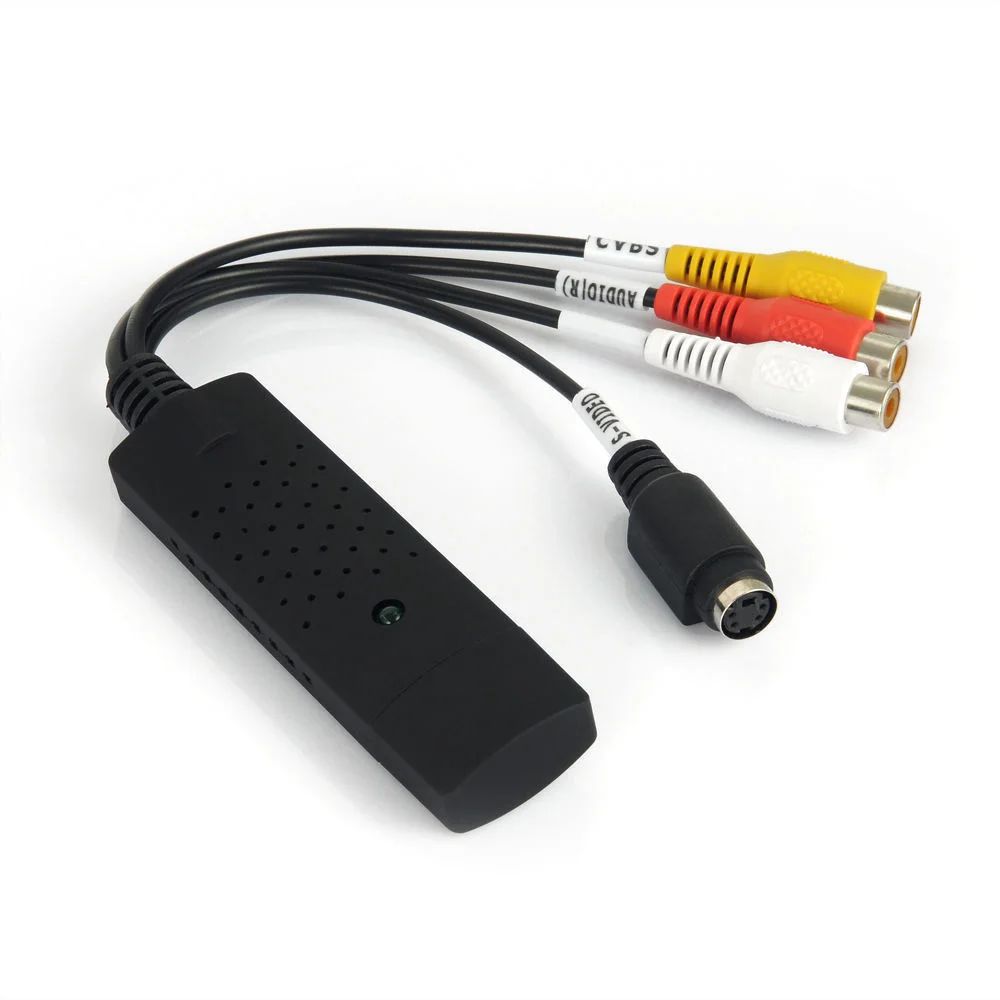 Новый Компактный Носитель USB 2 0 Видео Easycap tv DVD VHS карта захвата аудио AV адаптер для
