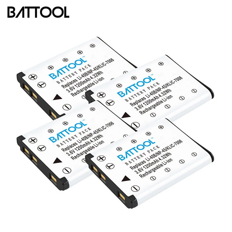 Battool NP-45, NP-45A NP-45S NP45, NP45A LI40B Аккумулятор для Fujifilm FinePix Z30, Z10fd, Z250fd, Z110, Z700EXR, J10, J120, JV100 L10