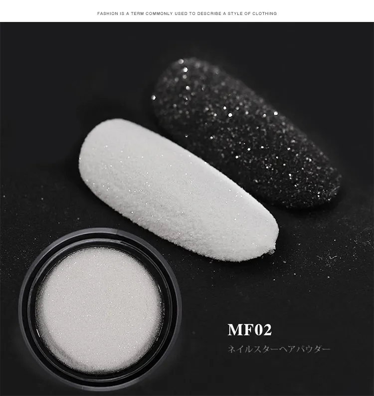 MF02 Новинка, 2 г/кор., шерсть, сахар, звездный свет, эффект, блестящая пудра, дизайн ногтей, украшения, блестящая пыль, маникюр, лак для ногтей, дизайн, пигмент - Цвет: MF02