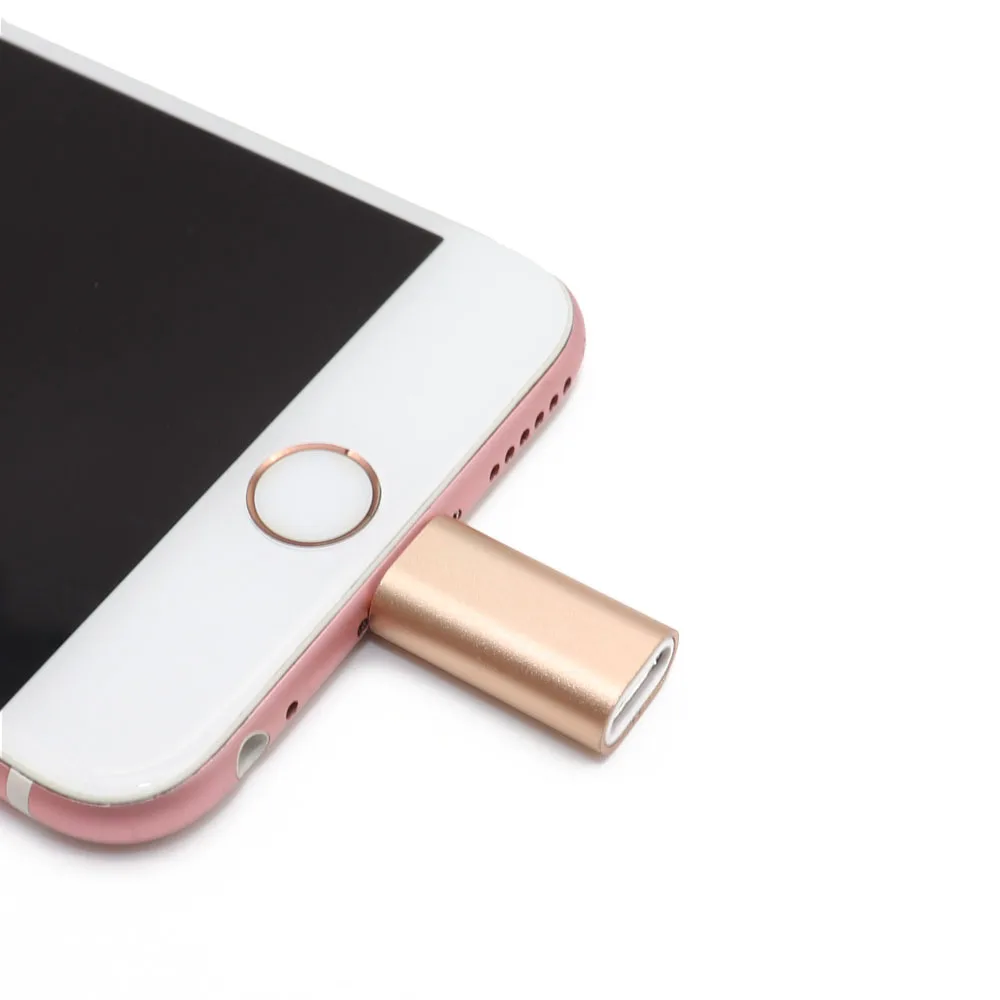 Mi cro USB мама к type C папа адаптер/тип-c к 8pin для iphone для Letv для Xiaomi mi 5X Oneplus для samsung S8 Plus