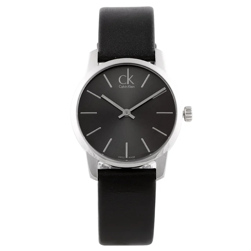 Женские светящиеся кварцевые часы CalvinKlein серии watchesCITY K2G23107|Женские наручные часы|
