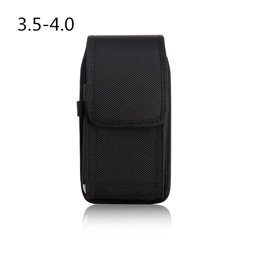 3.5-4.0 inch Поясная сумка для мобильного телефона 5,2-6,3 дюймов для iphone для samsung для xiaomi huawei Hook Loop кобура Сумка ремень чехол в виде поясной сумки чехол - Цвет: 3.5-4.0 inch