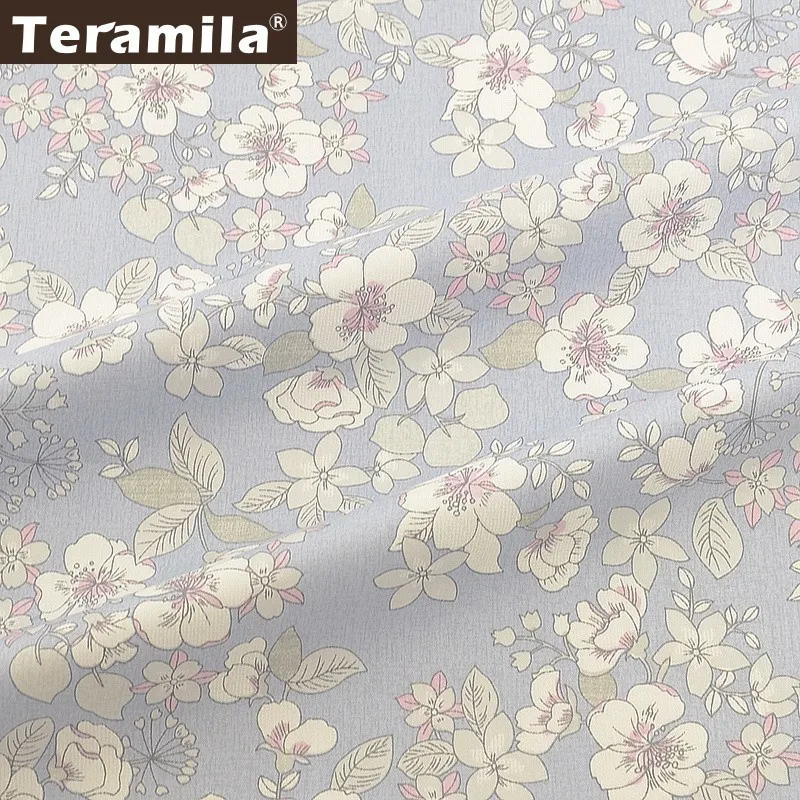 Teramila 100% хлопчатобумажная ткань с цветами из Анкары сделай сам лоскутное платье