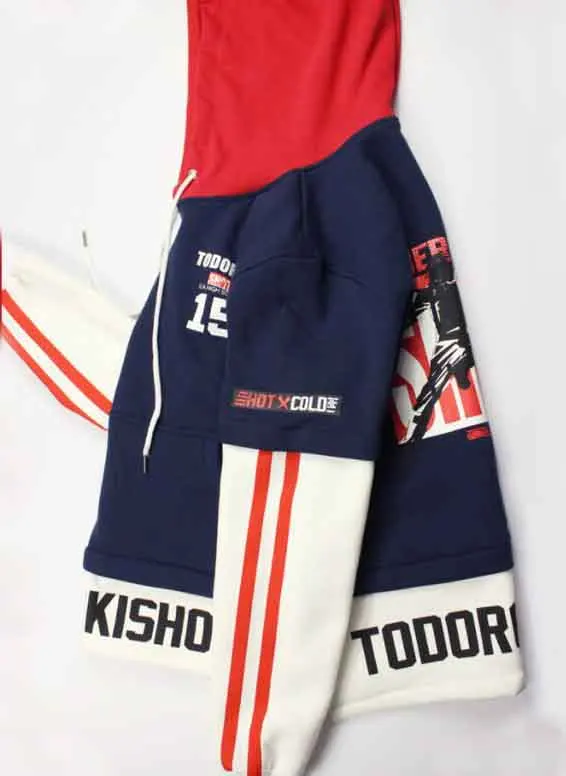 Аниме Boku no Hero academic Todoroki Shoto Толстовка с капюшоном Костюм для косплея My Bakugou Katsuki