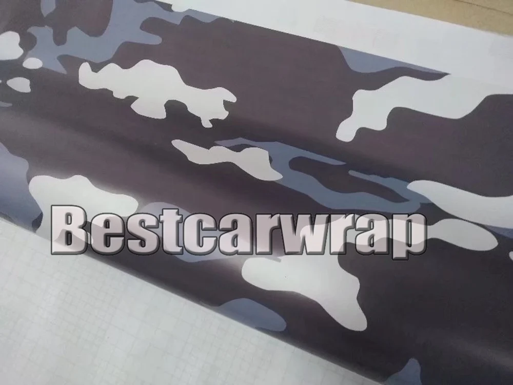 PROTWRAPS большая полярная синяя камуфляжная виниловая графическая наклейка для