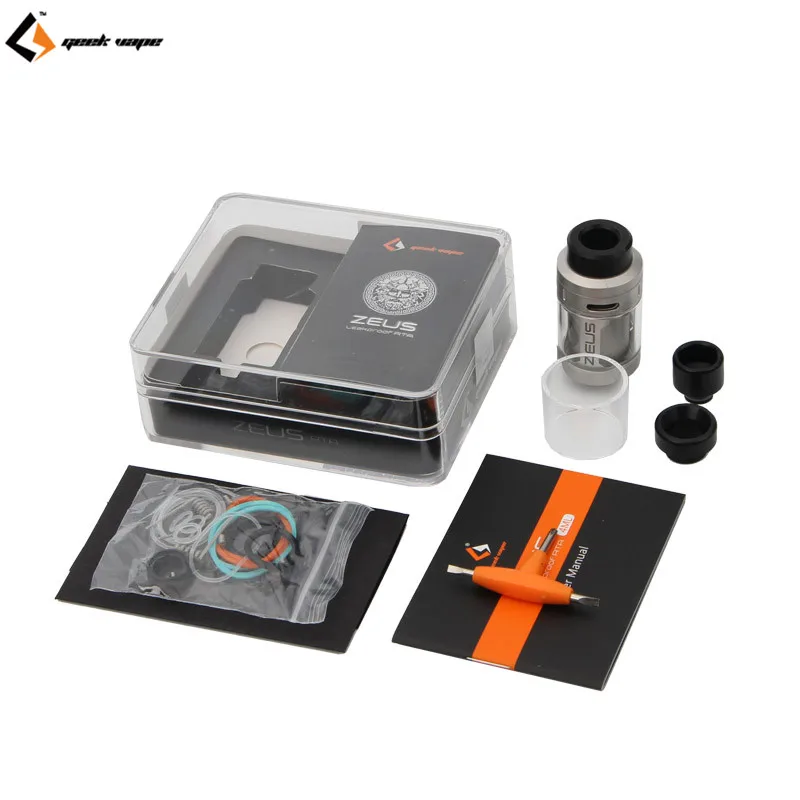 Оригинальный атомайзер Geekvape Zeus RTA 4 мл с защитой от протечек 3D топ бак воздушным