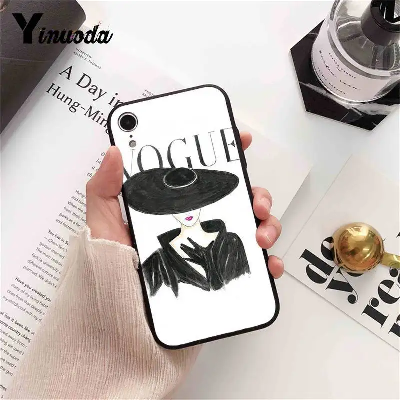 Yinuoda бренд больше проблем, чем Vogue роскошный PhoneCase для iPhone X XS MAX 6 6s 7 7plus 8 8Plus 5 5S SE XR 11 11pro 11promax