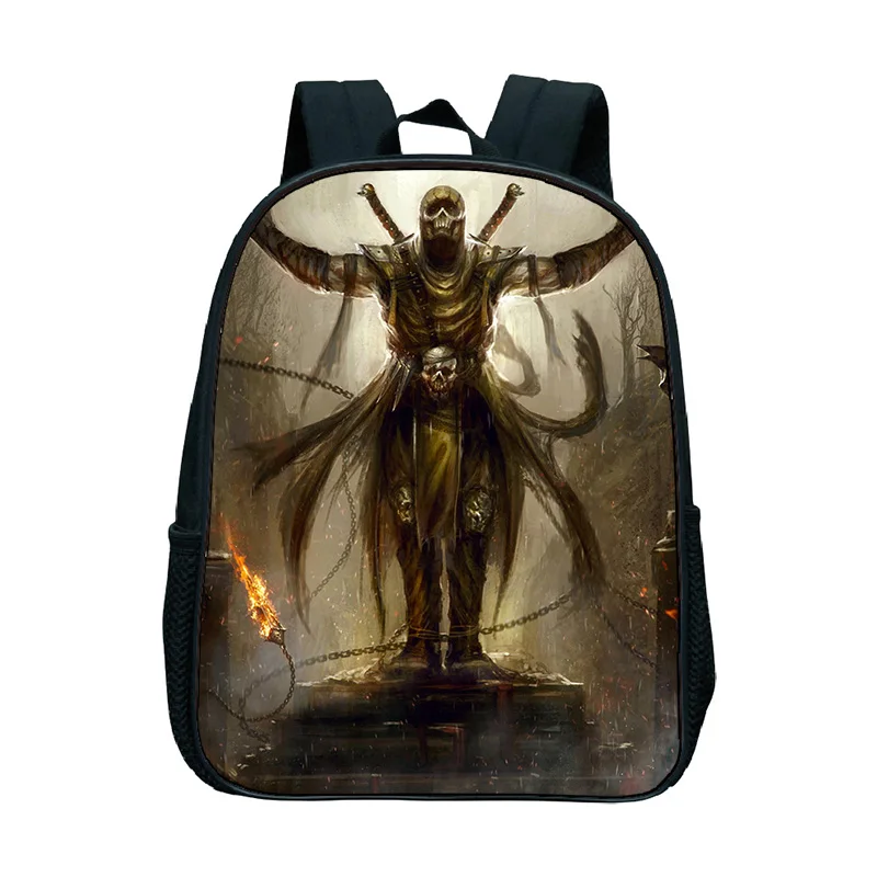 Скорпион в mmoral Kombat X маска школьные сумки для детей мини книга Mochilas красивый узор для малышей детский сад рюкзак