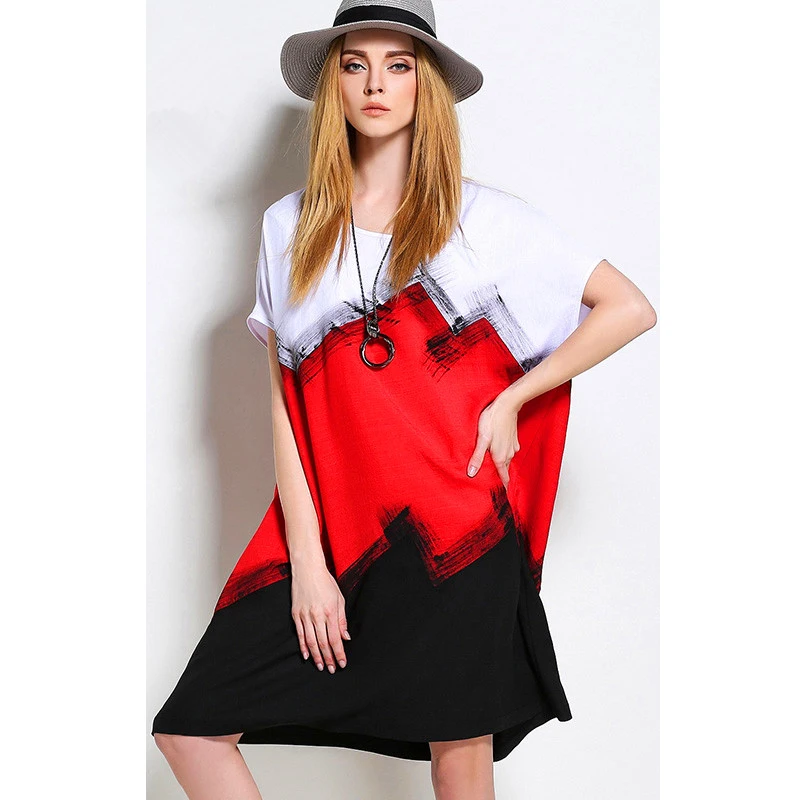 Новое Женское свободное платье летняя женская одежда 2018 модные платья desigual