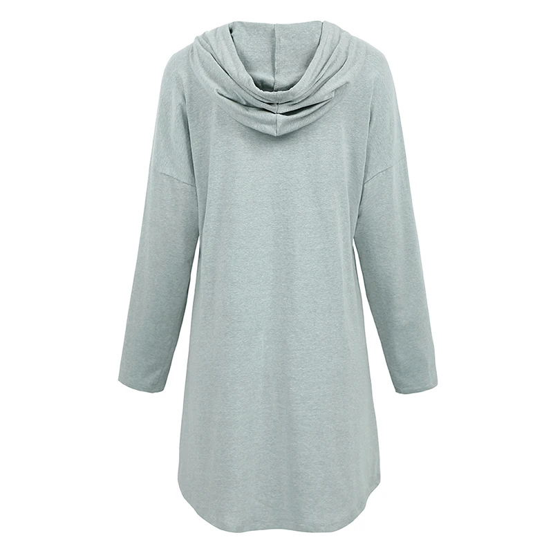 Женское платье с капюшоном Romacci Повседневное карманами и длинным рукавом модель