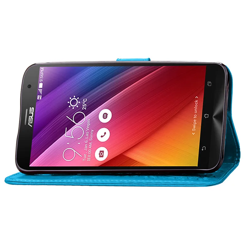 Кожаный чехол для ASUS ZE500KL Zenfone 2 Laser ZE500 ZE 500 KL 500KL телефона Z00ED ZOOED _ книжка|Бамперы| |