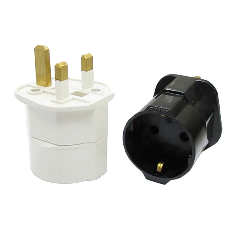 

Multifunctional EU to UK Plugs Adapter EU to UK Plugs Power Converter Plugs 2 Pin Socket EU to UK Travel Adapter