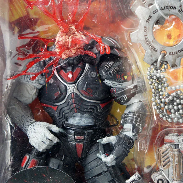 Классическая игра Gears NECA Headshot Locust Drone War экшн фигурка 18 см коллекция|Игровые