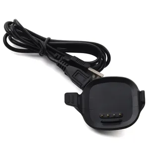 usb charging cradle dock smartwatch clock charger for garmin forerunner 10 15 gps running smart watch free global shipping