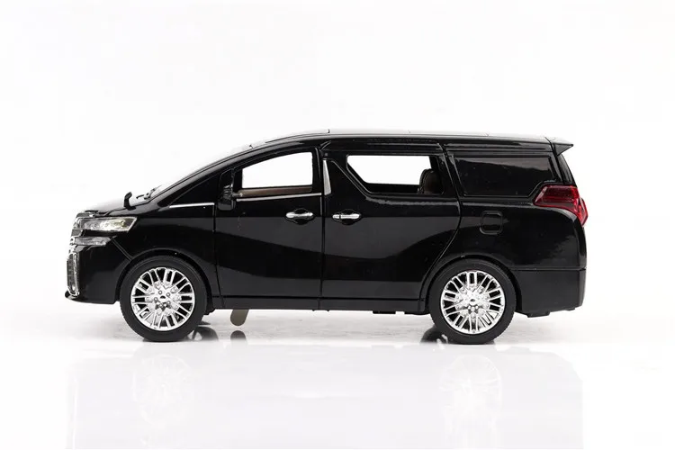4 стиля 1:24 литая под давлением модель автомобиля для Alphard Vellfire роскошный MPV Металлический Игрушечный Автомобиль со звуком/светильник/функция оттягивания детский подарок