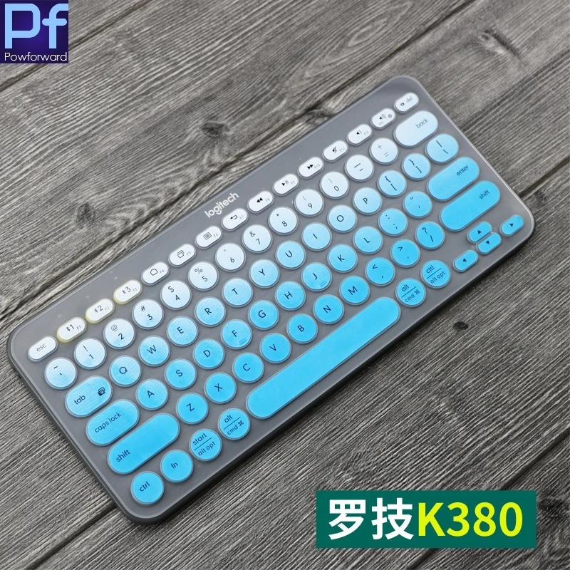 Ультратонкий силиконовый чехол для клавиатуры ноутбука Logitech K380 защитная пленка