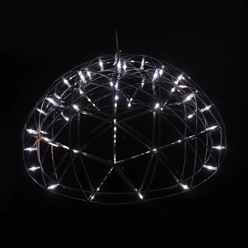 Современный светодиодный подвесной светильник подвеска фейерверк купольная