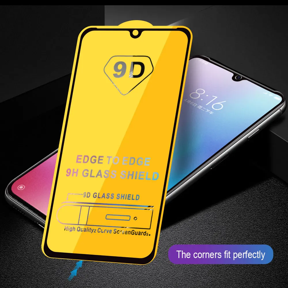 9D защитный экран из закаленного стекла для XiaoMi Redmi Note 7 Pro стекло Защита экрана