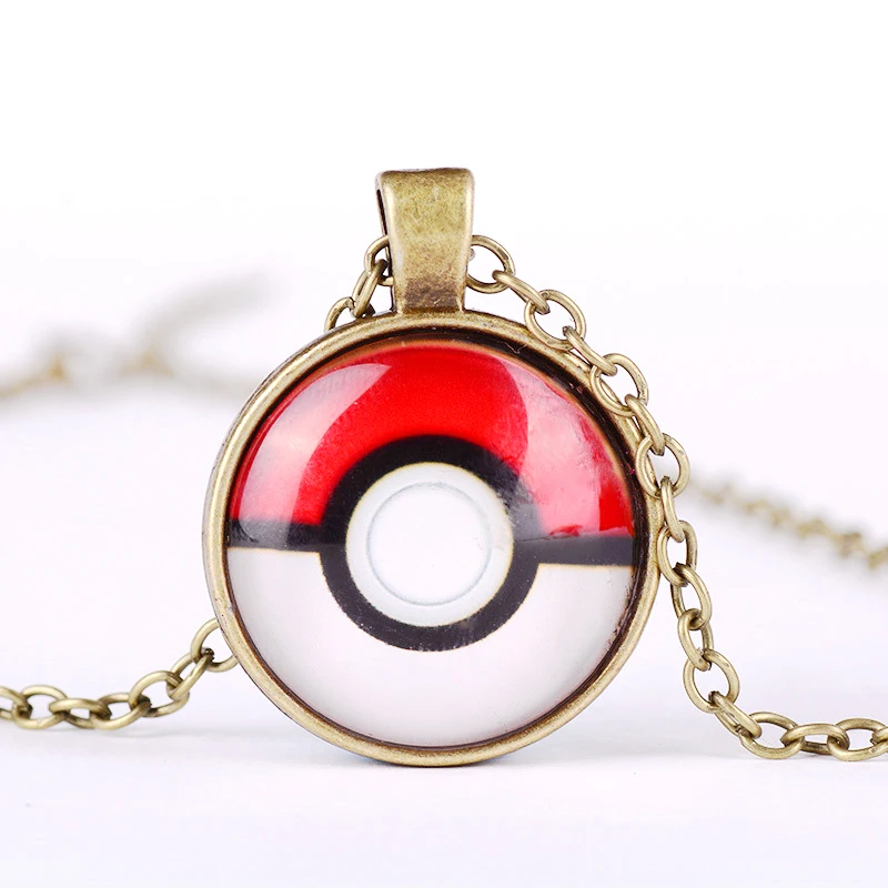 Новинка 2017 ювелирное изделие серебро/бронза цвета Покемон игра покебол кулон