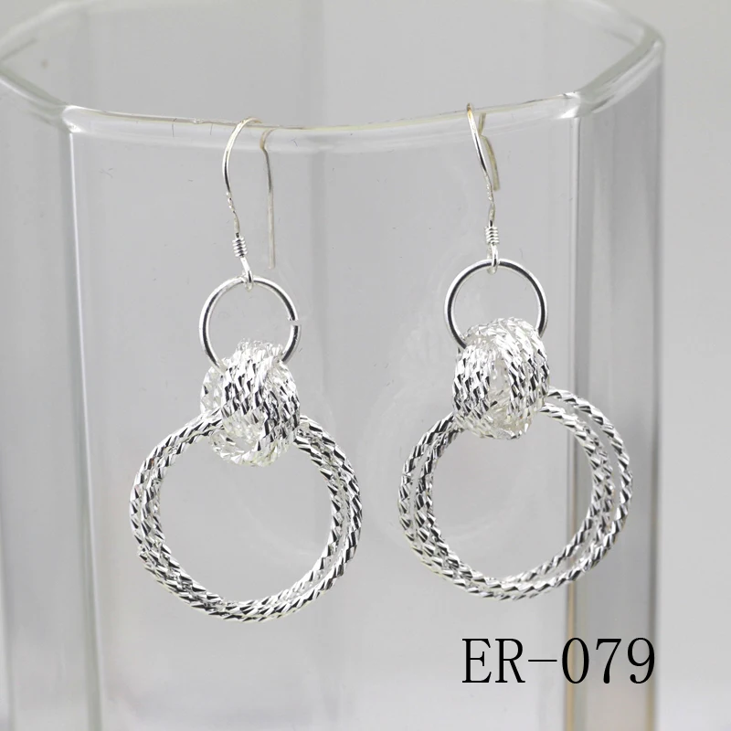 Женские винтажные серьги Красивые Висячие из стерлингового серебра 925 пробы 2017|925