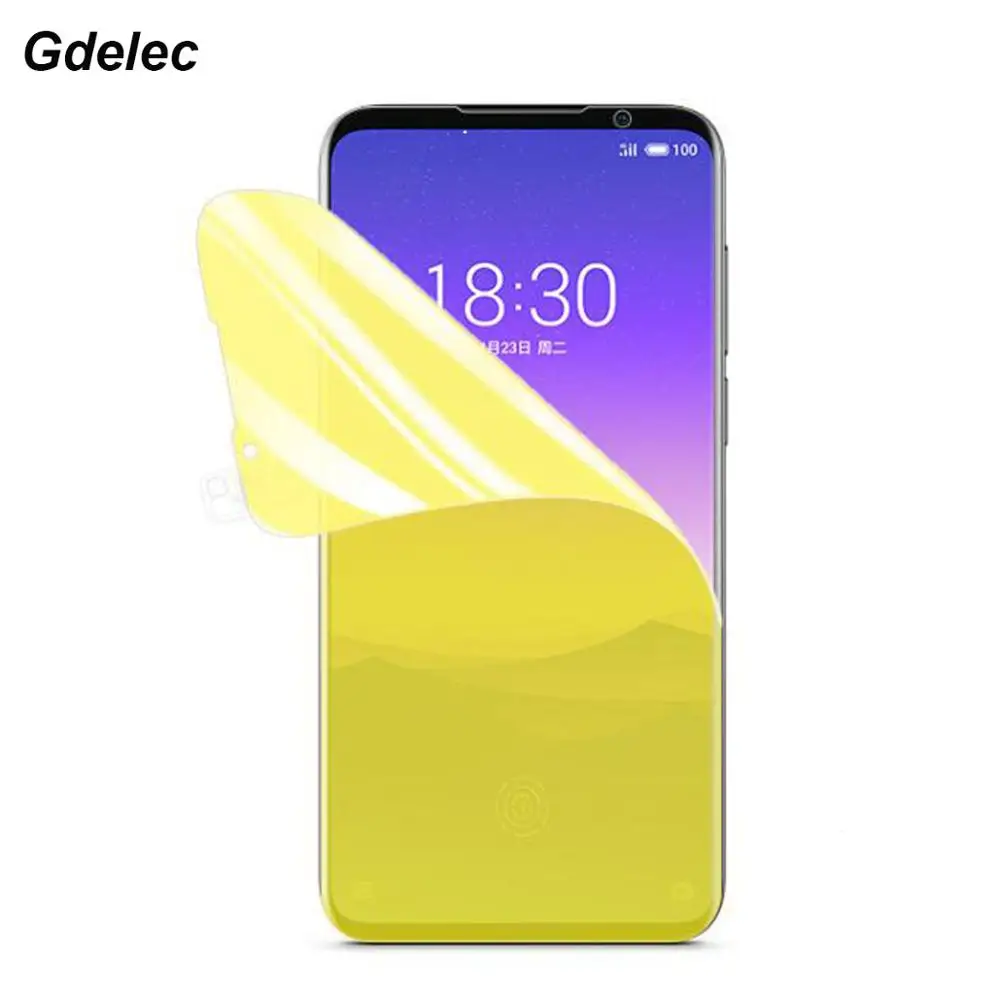 

Front Soft Hydrogel Film for MEIZU 16s 16 plus 16x 15 plus note 9 6 Pro 7 Plus X8 V8 U20 U10 TPU Full Cover Screen Protector