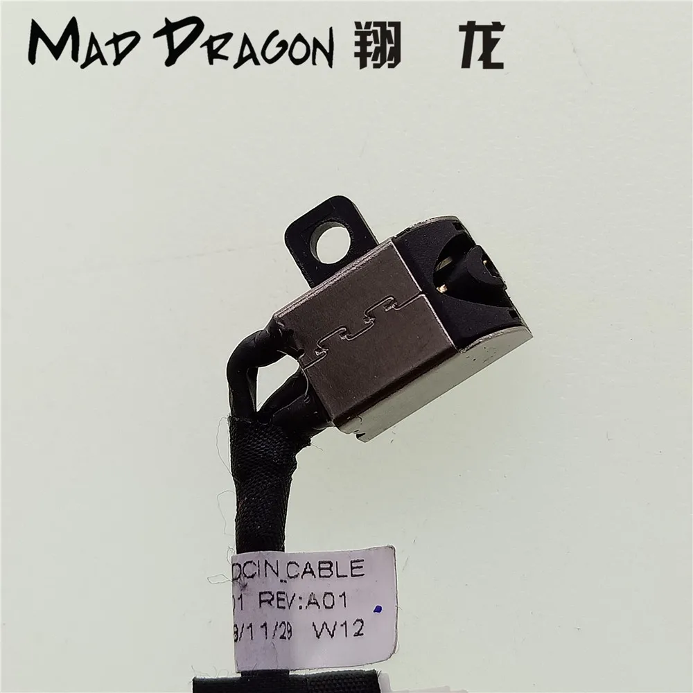 Бренд MAD DRAGON ноутбук новый DC в IN кабель питания для Dell Inspiron 5480 5580 BUCKY N14 450.0F703.