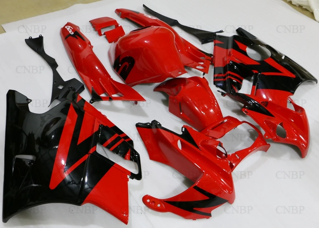 Корпус комплектов CBR600 F2 1994 Abs обтекатель CBR 600 1993 1991 красный черный Обтекатели