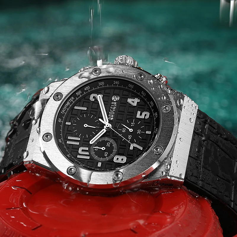 Мужской Новый кварцевый хронограф BAOGELA Montres 2019 Étanche светлый мужской браслет из