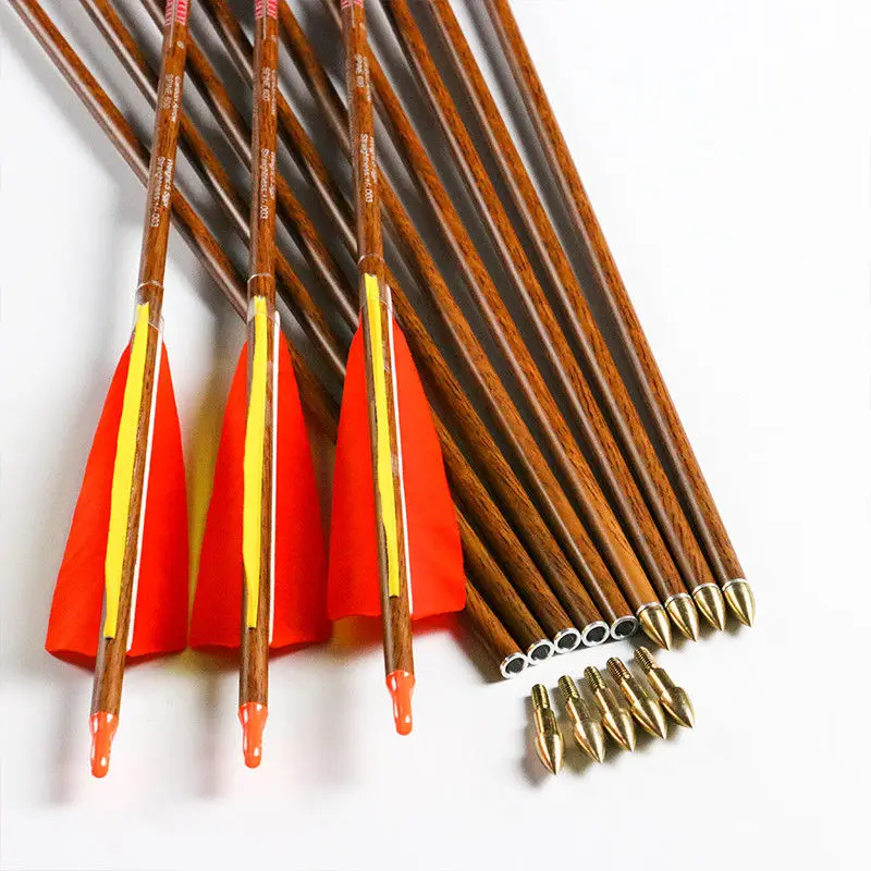 Охотничьи болты для стрельбы из лука 12 шт карбоновые стрелы диаметром 6 2 мм 5