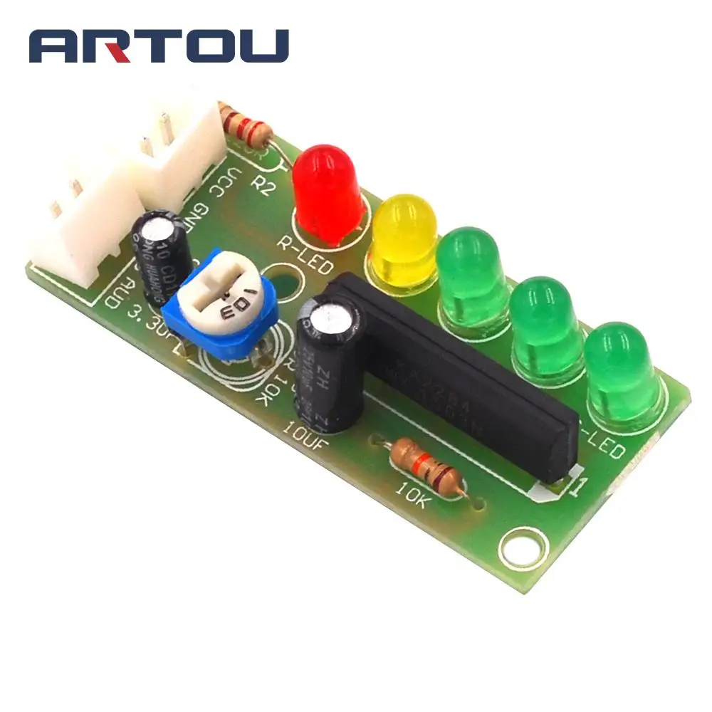 1 комплект DIY Kit KA2284 набор индикаторов уровня звука электронные детали 5 мм красный