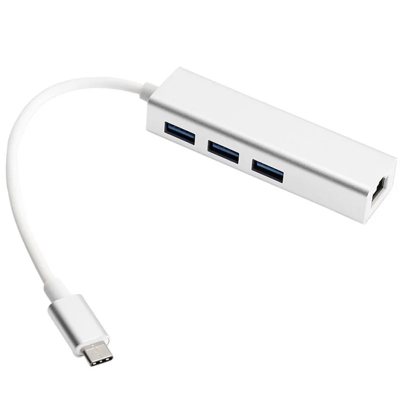 Концентратор USB 3 1 Type C на 0 порта RJ45 1000 Мбит/с|Адаптеры Type-C| |