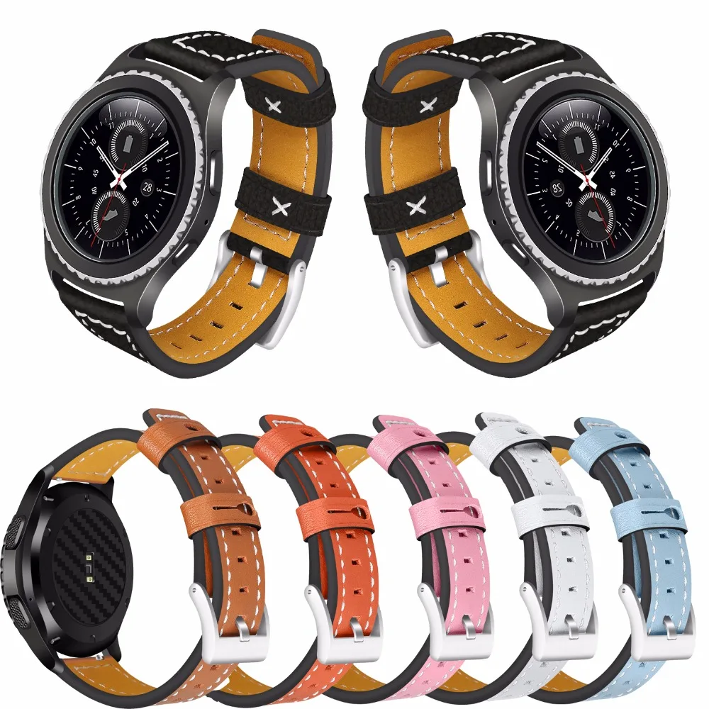 Ремешок для часов Samsung Gear S2 из натуральной кожи 20 мм|watch strap|quick release watch strapwristband for |
