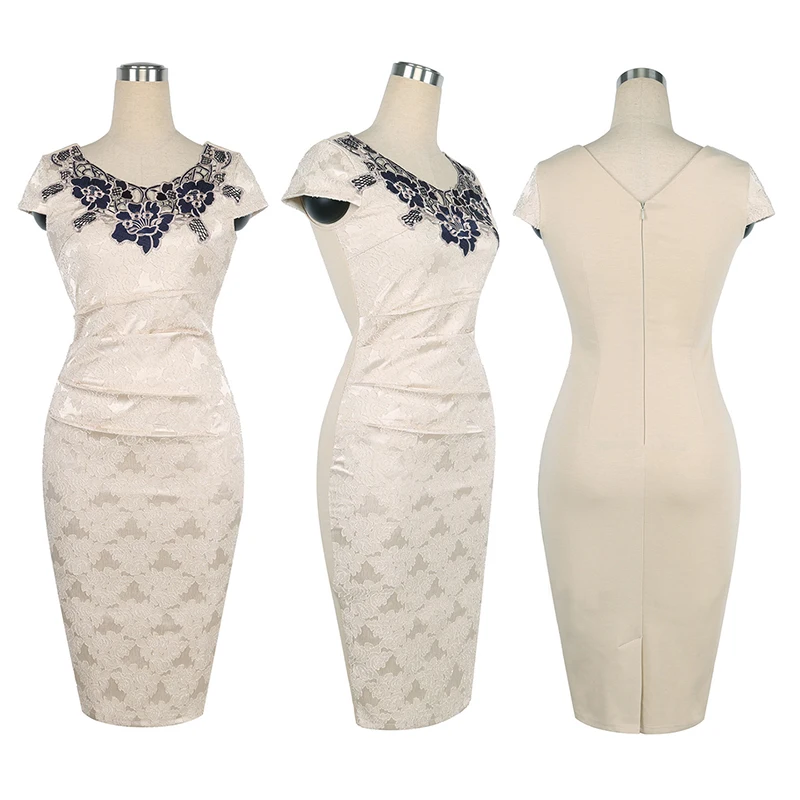 Женское коктейльное платье с коротким рукавом в стиле ретро|summer women|vestidos de