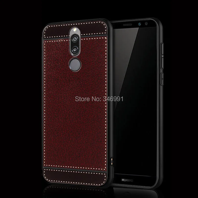 Чехол 10 Lite Funda для Huawei Mate кожаный чехол с двумя Sim картами 5 9 дюйма мягкий черный
