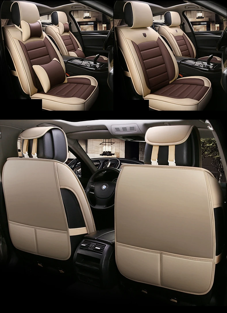 Передняя+ задняя крышка сиденья автомобиля набор для Toyota Pruis Hilux FJ Cruiser Crown Yaris LC Prado Venza Zelas Vios Auris Matrix Corolla Voltz