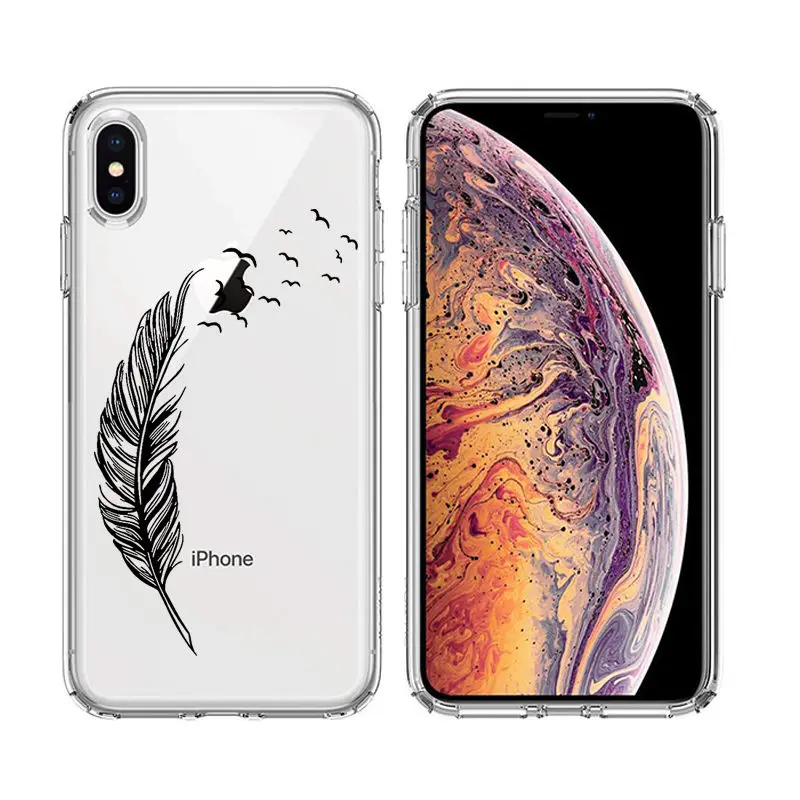 Arvin Case FOR Iphone XR Soft Clear Protective TPU Back Cover 5 5S 6s Plus X XS Max Painting Silicon 7 8 |