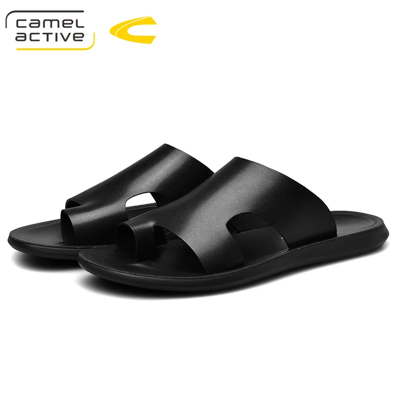 Мужские шлепанцы Camel Active летние Нескользящие на плоской подошве пляжная обувь