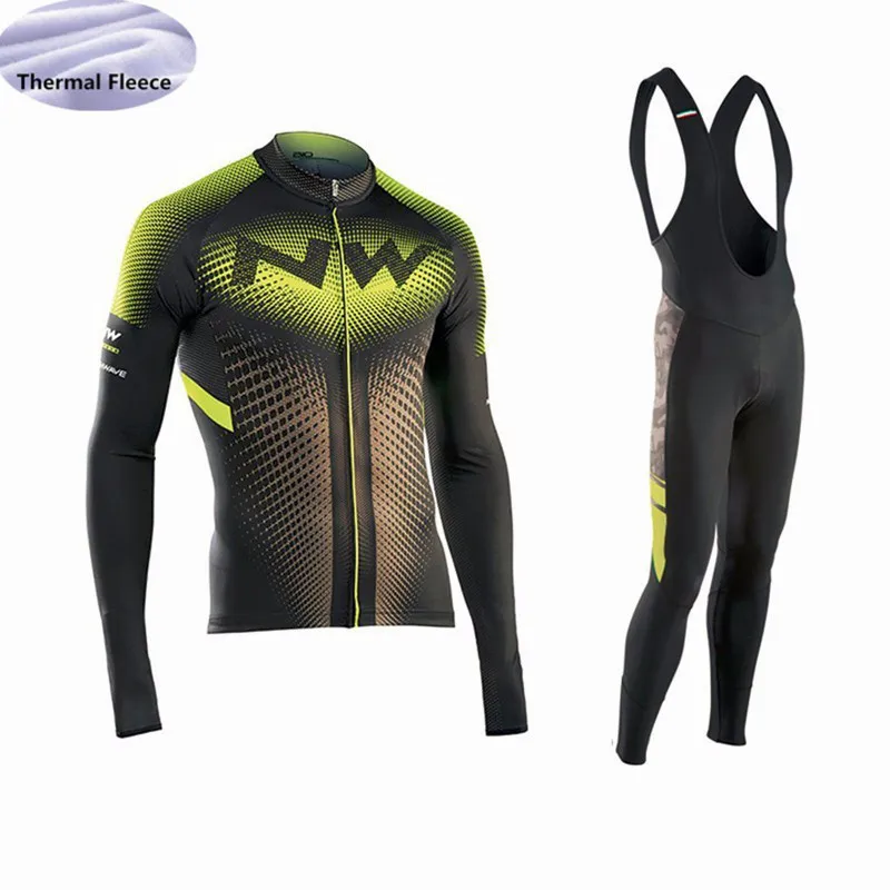 Зима 2019 Термальный флисовый Мужской комплект из Джерси с длинным рукавом для