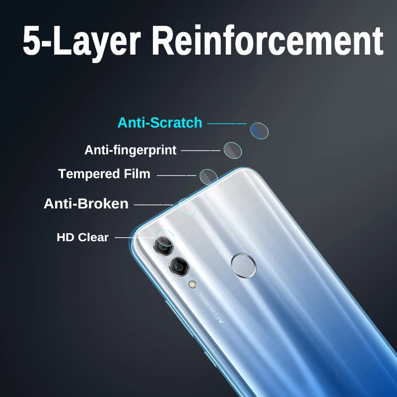 10D закаленное стекло для huawei Honor 10 Lite защита экрана камеры Защитная пленка Len на Honer