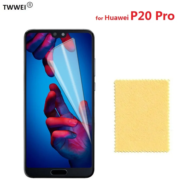 Глянцевая прозрачная защитная пленка для ЖК экрана huawei P20 профессиональная Pro Lite