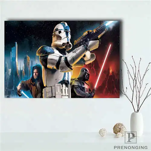На заказ star_wars (1) печатные плакаты тканевые настенные художественные картины для