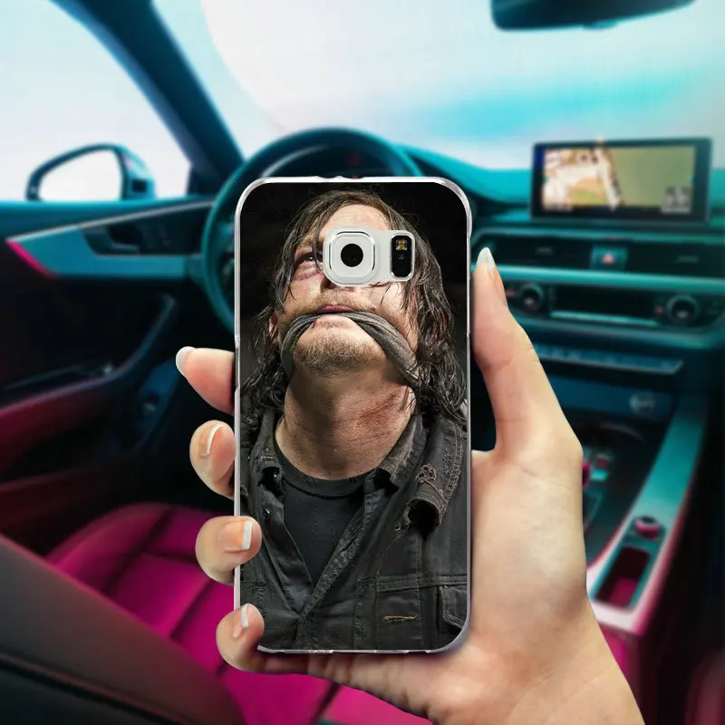 The Walking Dead Дэрил Диксон для samsung Galaxy Note 2 3 4 5 8 S3 S4 S5 мини S6 S7 s8 S9 край плюс мягкая TPU