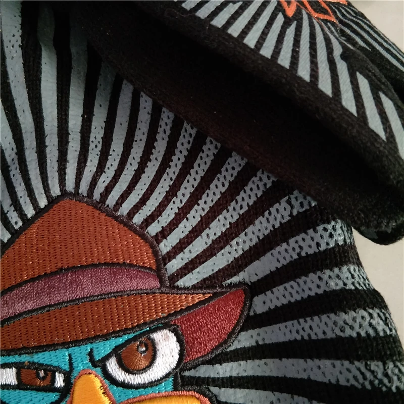 Phinas Ferb/зимние шапки с героями мультфильмов; Perry The Platypus Agent P; Детские кепки для мальчиков; Gorro Masculino Bones Skullies Beanies с перчатками